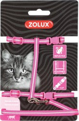 Cat Harness & Leash Kit Pink
